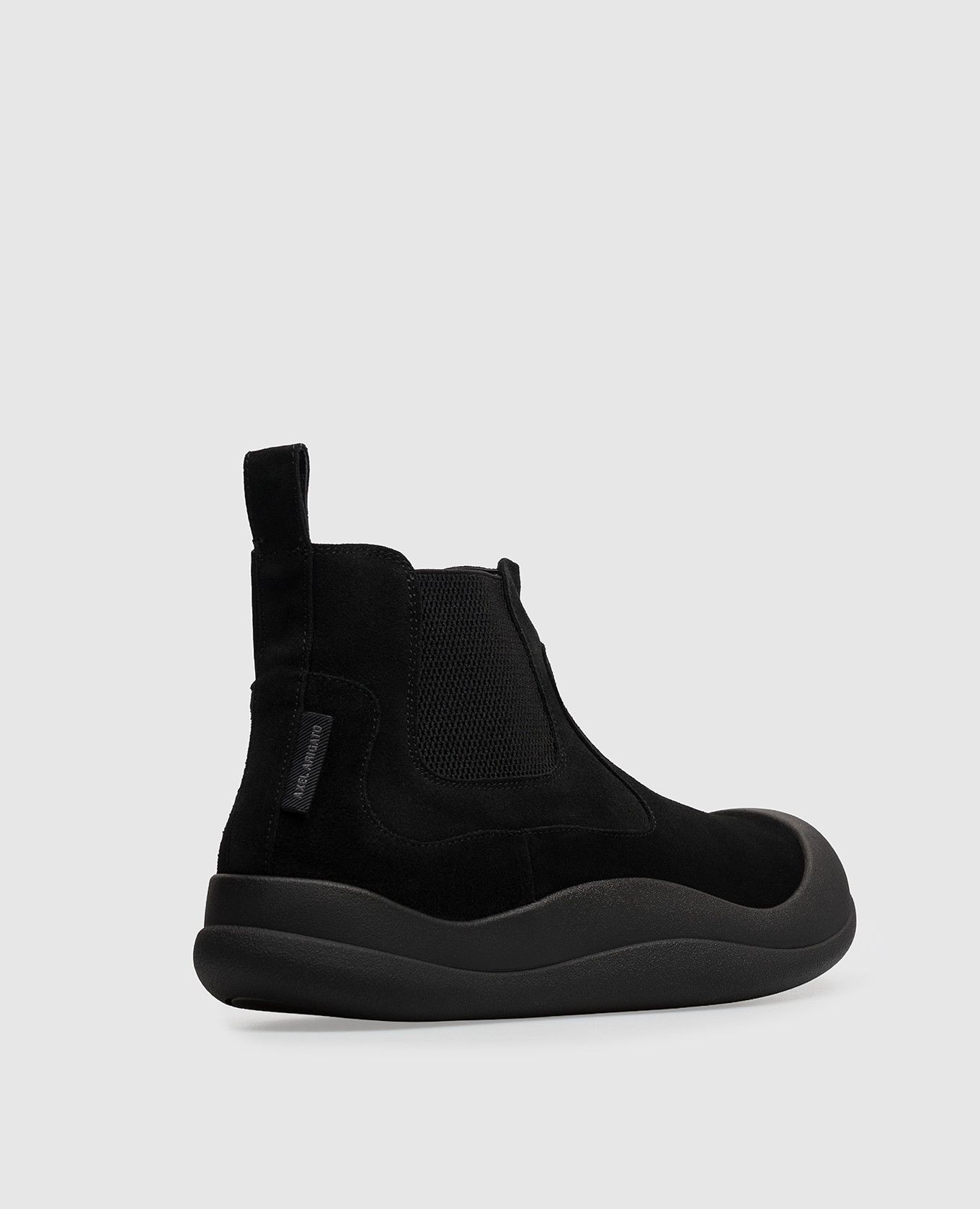 Black suede Squish Chelsea boots Axel Arigato 3