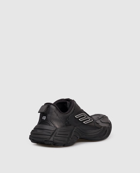 Balenciaga Black leather Monday sneakers 825418WDTSC