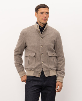 Pini Parma Brown cardigan jacket HERRBMBTAU