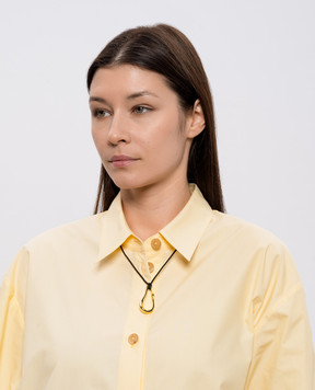 Jenny Bird Egret Rope Necklace JB1365HPGW