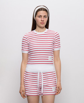 Thom Browne White striped top FJS228AJ0268