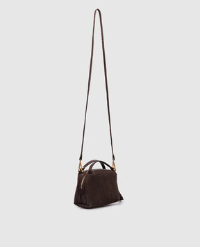 Gianni Chiarini Alifa brown suede bag BS8625CMSTEMU