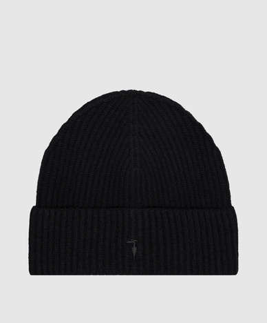 Black wool hat