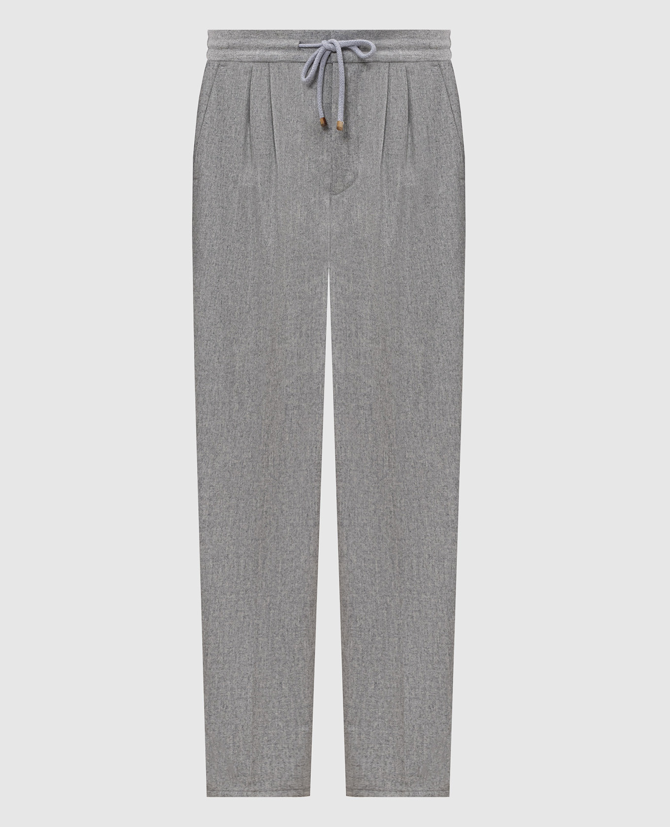 Gray wool pants