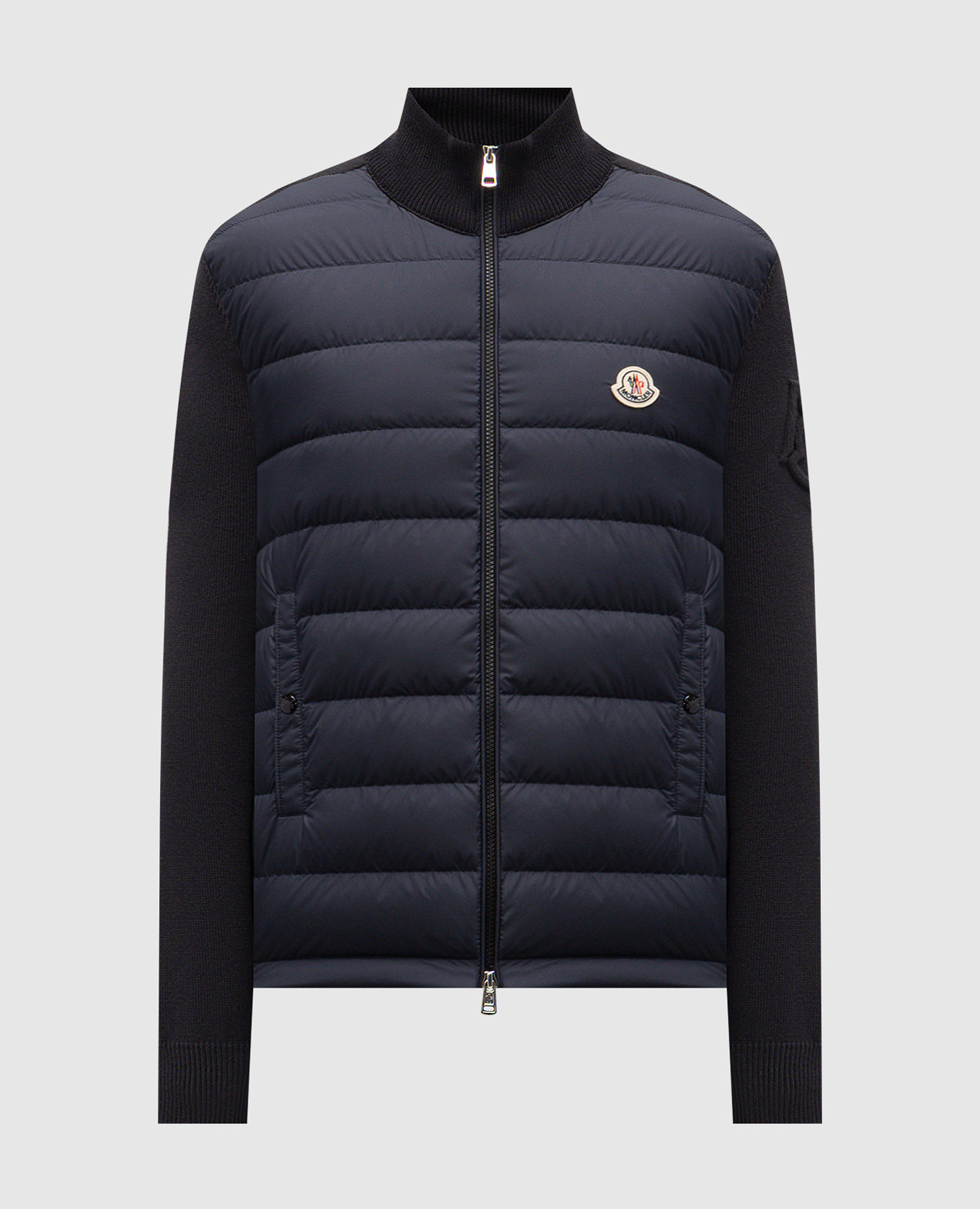 

Blue logo combination jacket Moncler