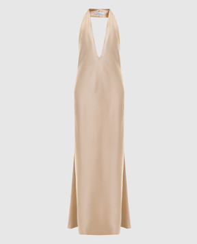 16Arlington Maren beige maxi dress with open back G120SS2601