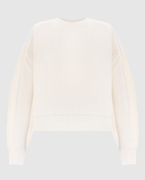 Loulou de Saison White cashmere sweater NAURU NAURULDS