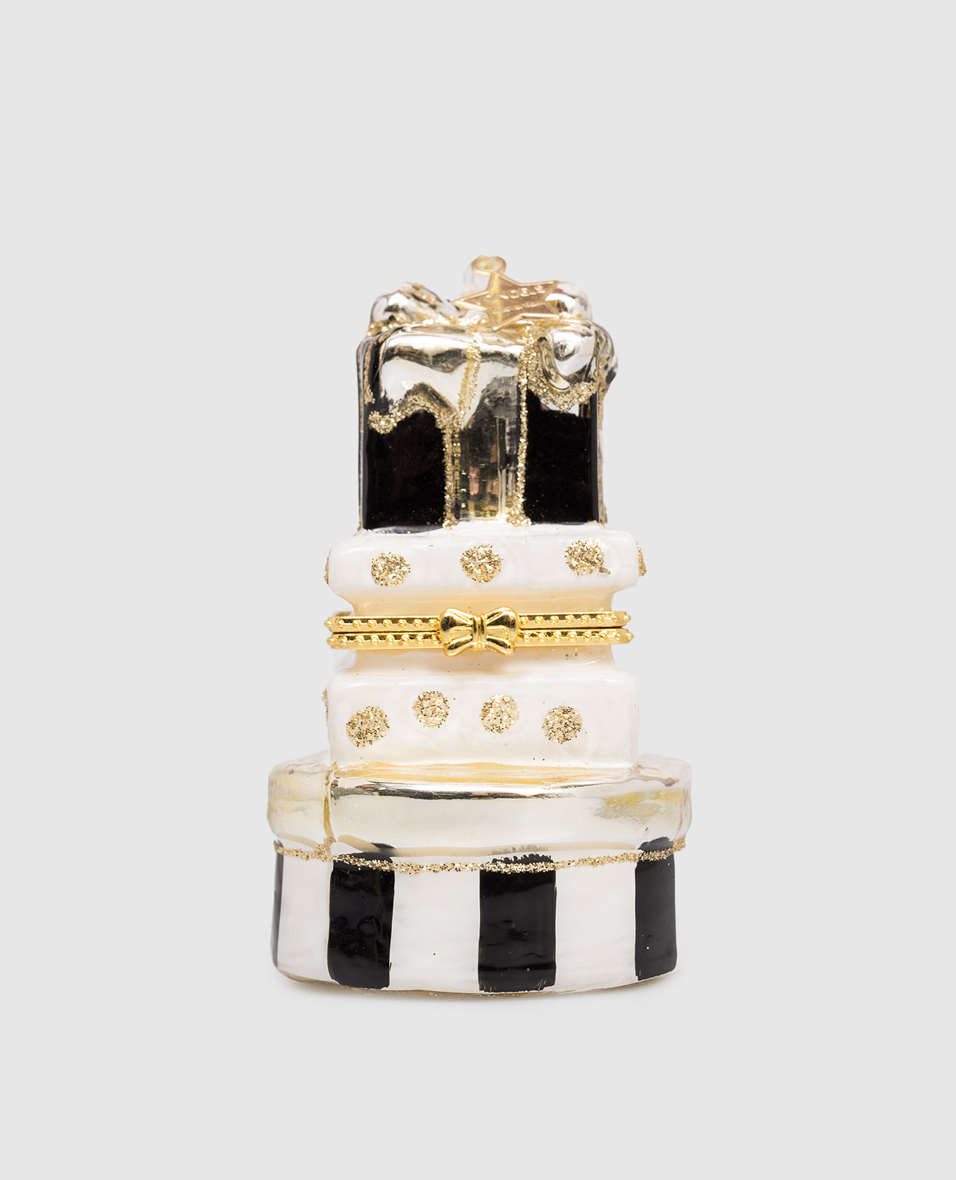 

Christmas tree toy Gift boxes with opening Vondels, White