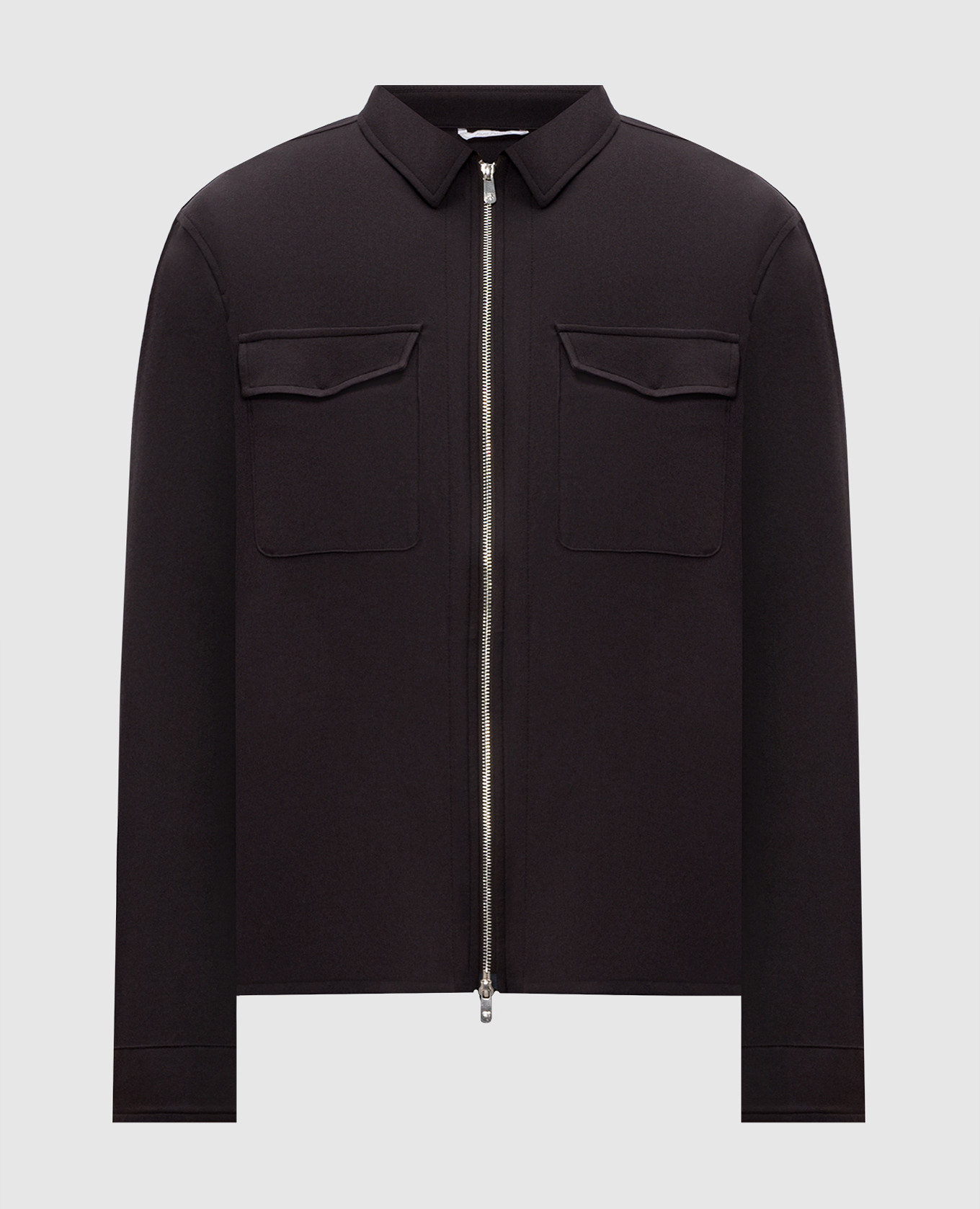 Dark gray cashmere shirt