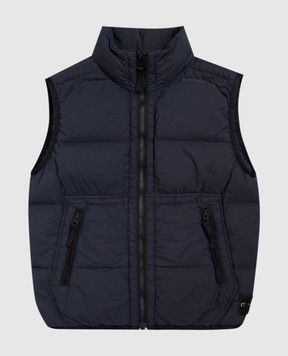 Stone Island Children's blue down vest L2S16G100001S002814