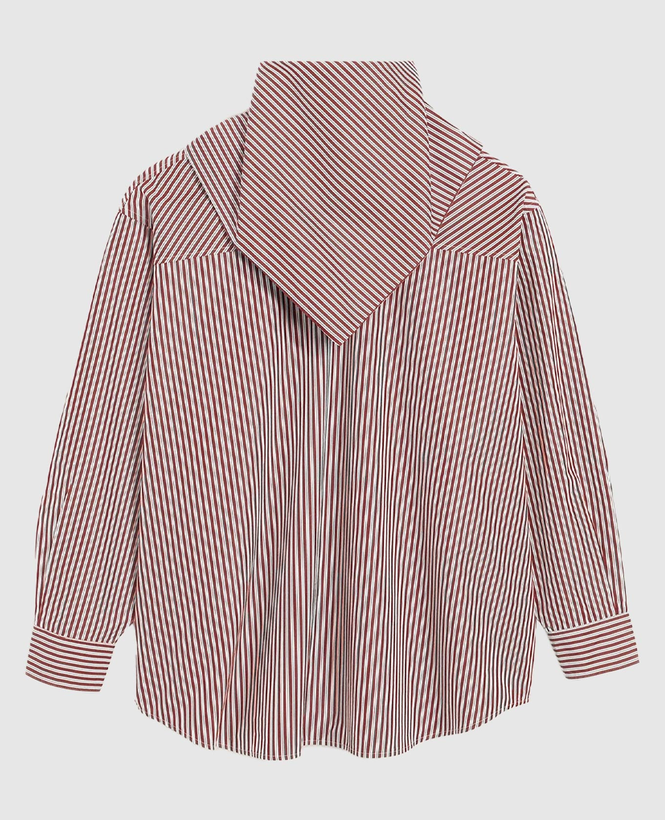 

Burgundy striped blouse Ami Paris