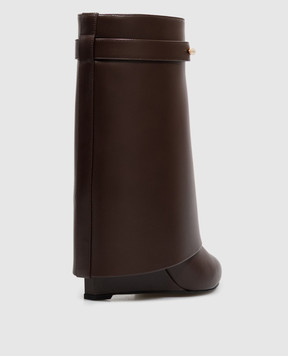 Givenchy Brown leather Shark Pinch boots BE605LE1J7