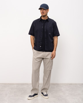 C.P. Company Gray cargo with linen MPA253A110658G