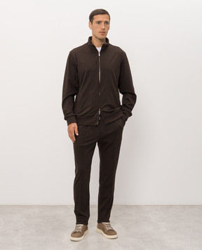 MooRER Brown CRISPIN TUTA tracksuit CRISPINTUTAJ