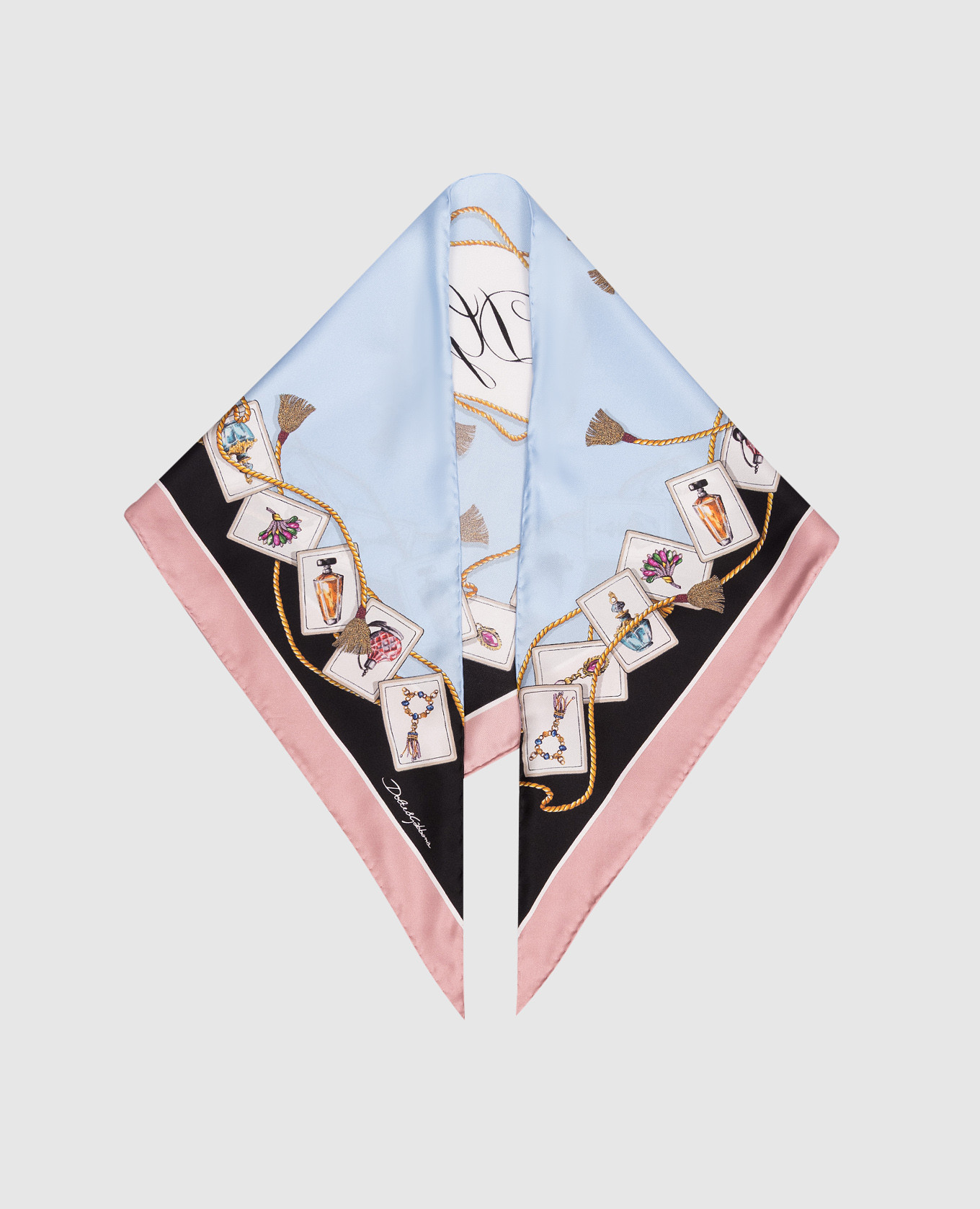 

Printed silk scarf Dolce&Gabbana, White