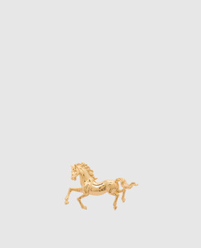 Reco Golden ring with textured image AN187