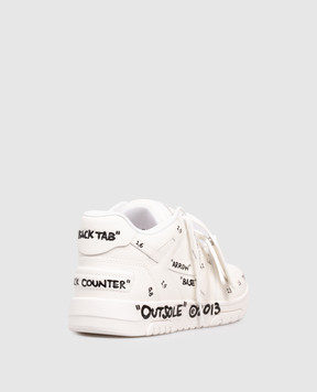 Off-White Out Of Office white leather sneakers OMIA189F25LEA007