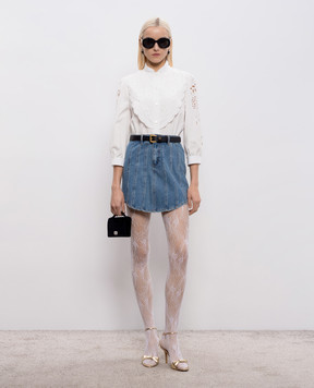 Valentino White blouse with broderie embroidery 8B3AB8209VN