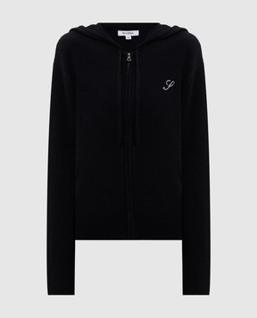 Sporty & Rich Black cashmere and wool sports jacket CA00282327BA01