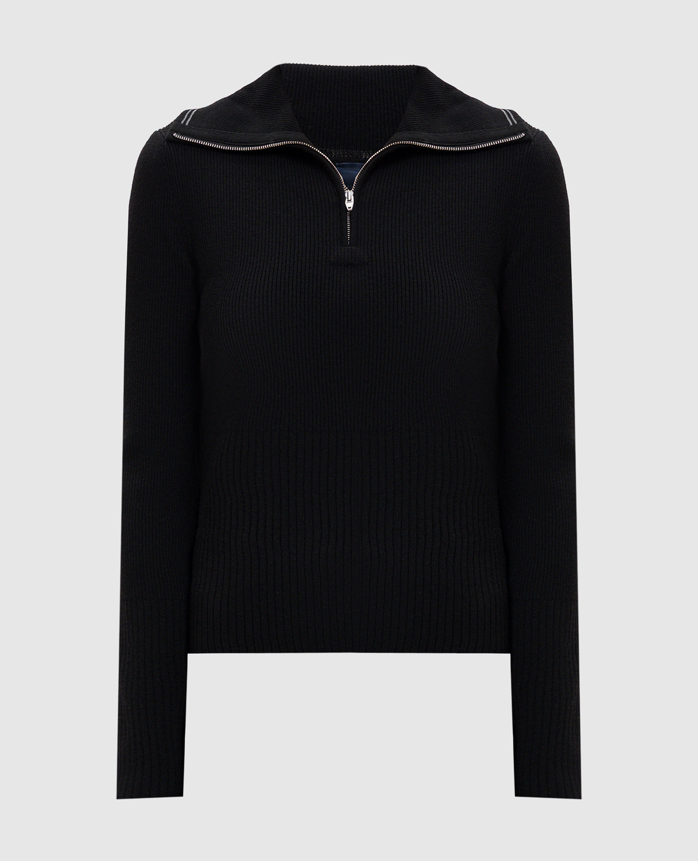 

Black wool jumper with logo Juun.j