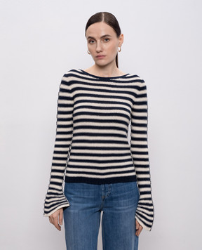 Twinset Striped sweater with inside-out effect 261TP3221
