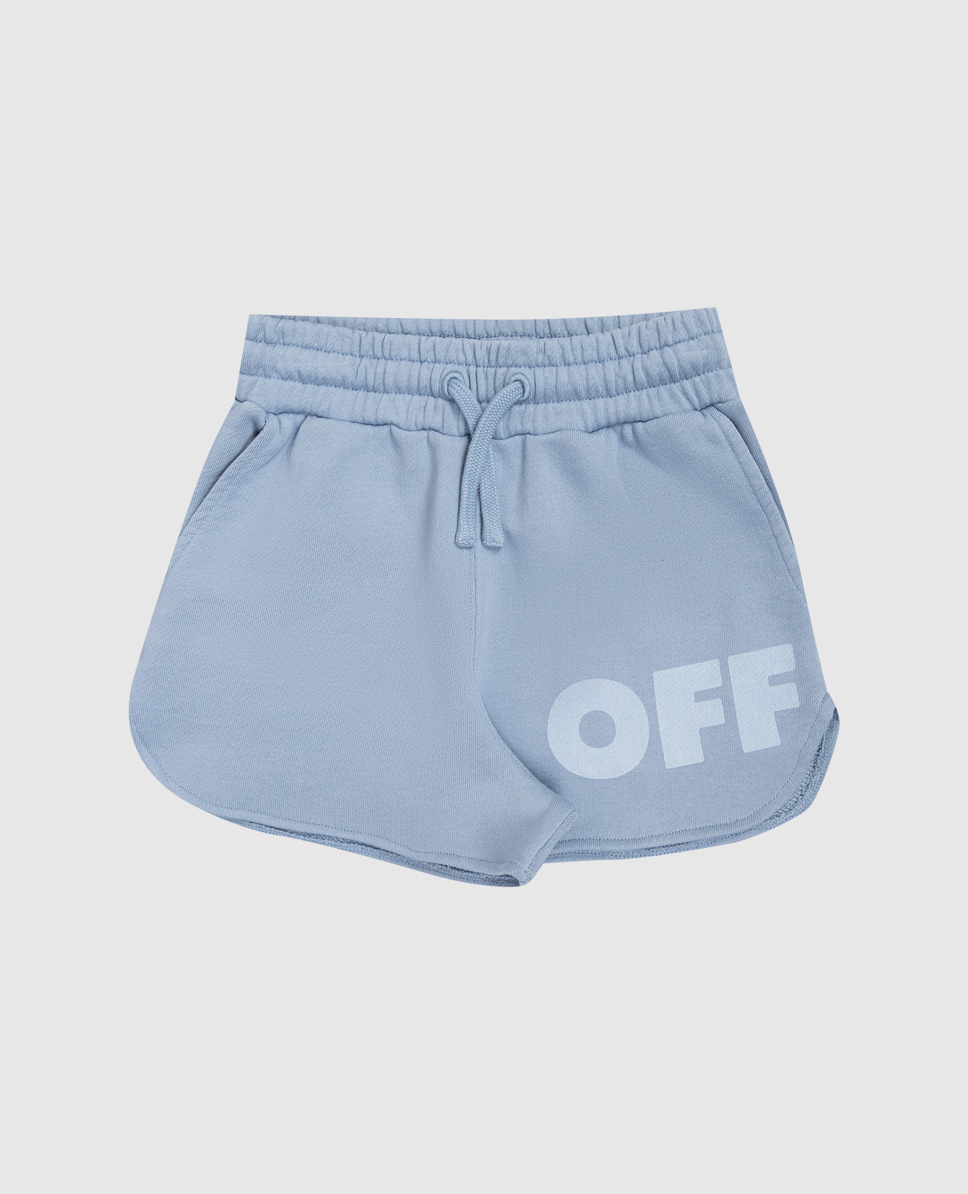 

Children's blue shorts with Off print Off-White, Light blue
