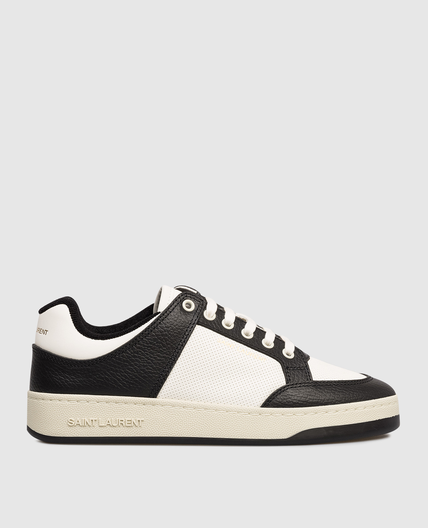 

SL/61 perforated leather sneakers Saint Laurent, White