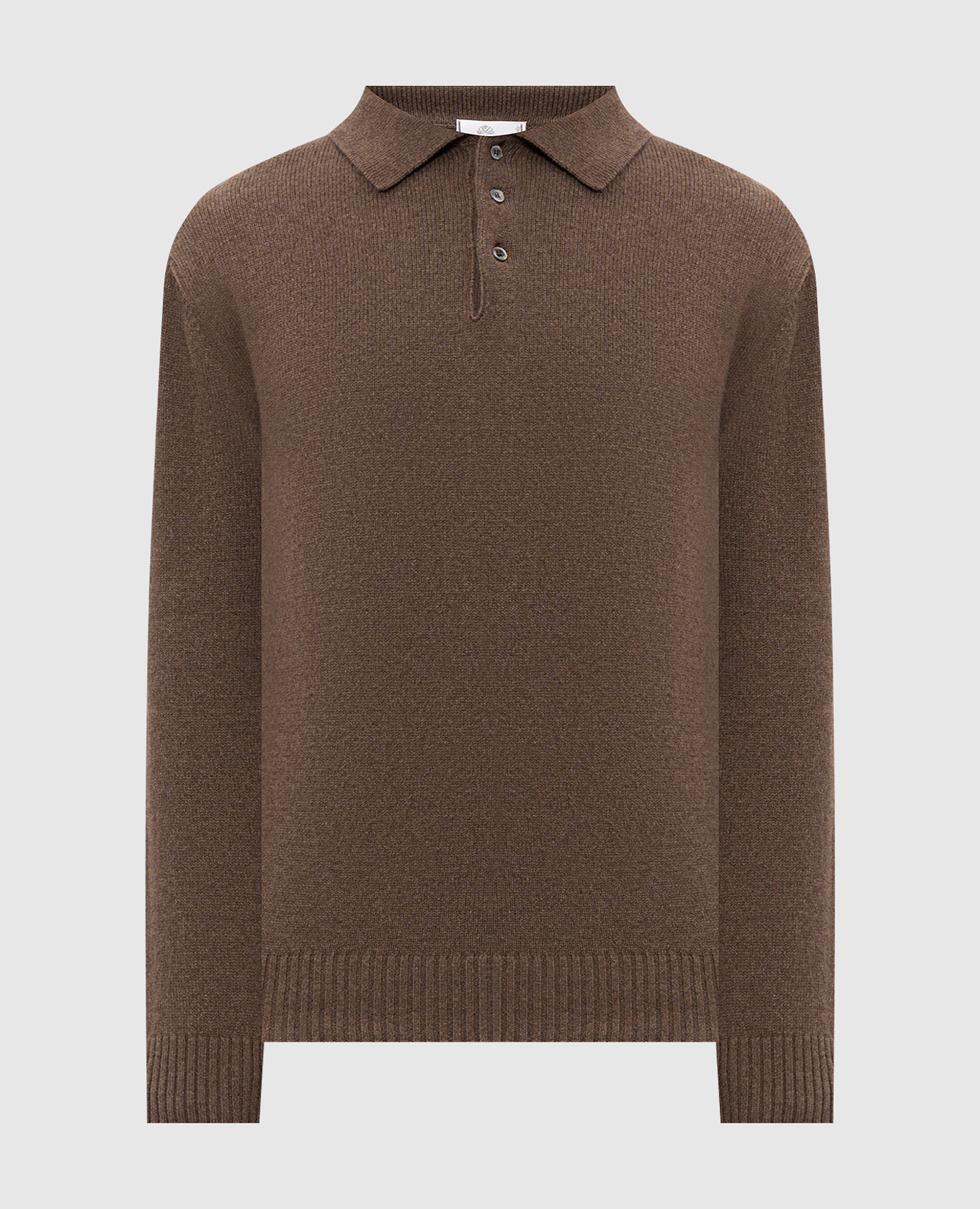 Brown wool and cashmere sweater Pini Parma