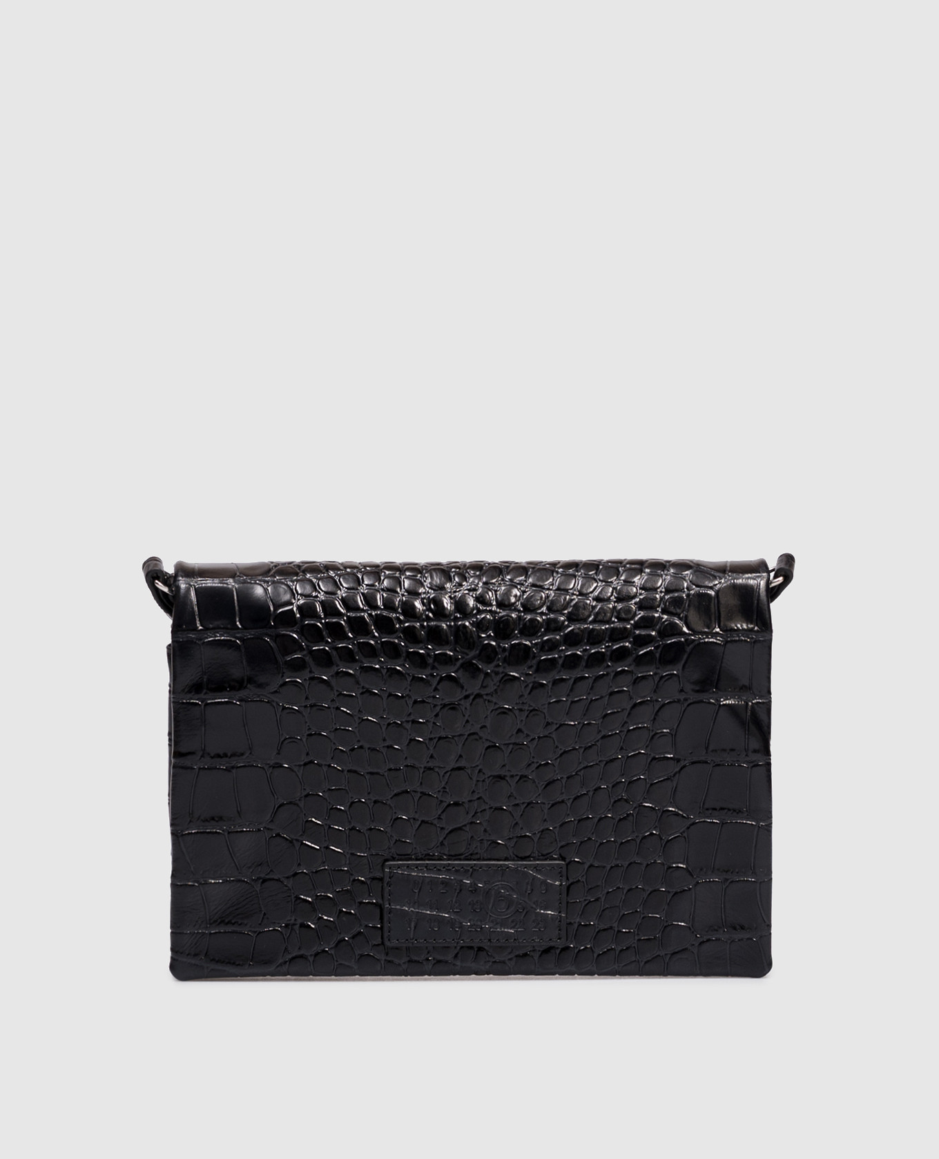 

Black glossy leather crossbody bag Maison Margiela MM6