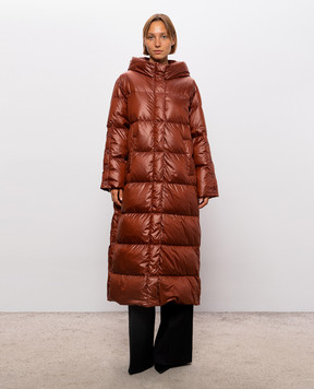 Twinset Terracotta down jacket 262TP2650