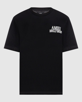 AMIRI Black T-shirt with logo AMTOJR1035
