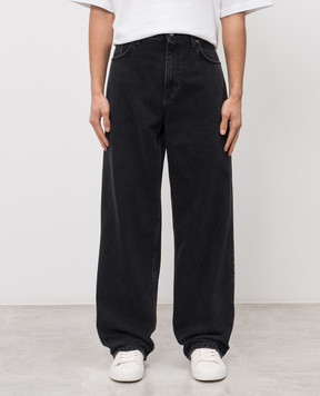 Axel Arigato Black Zine jeans with logo patch A3550002