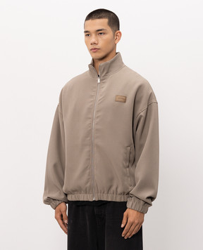 AMIRI Brown jacket with logo patch AMOUJA1135