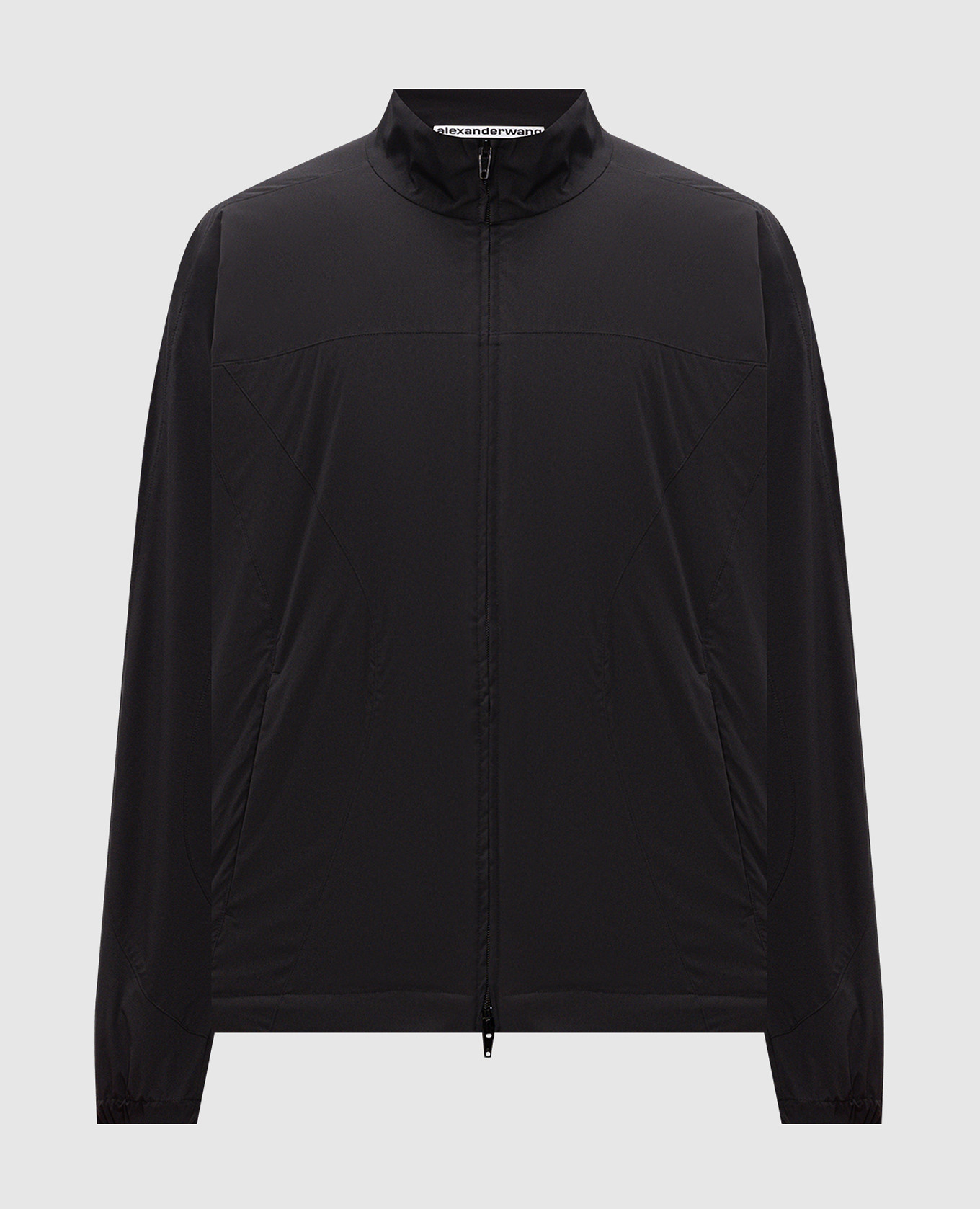 Black perforated sports jacket
