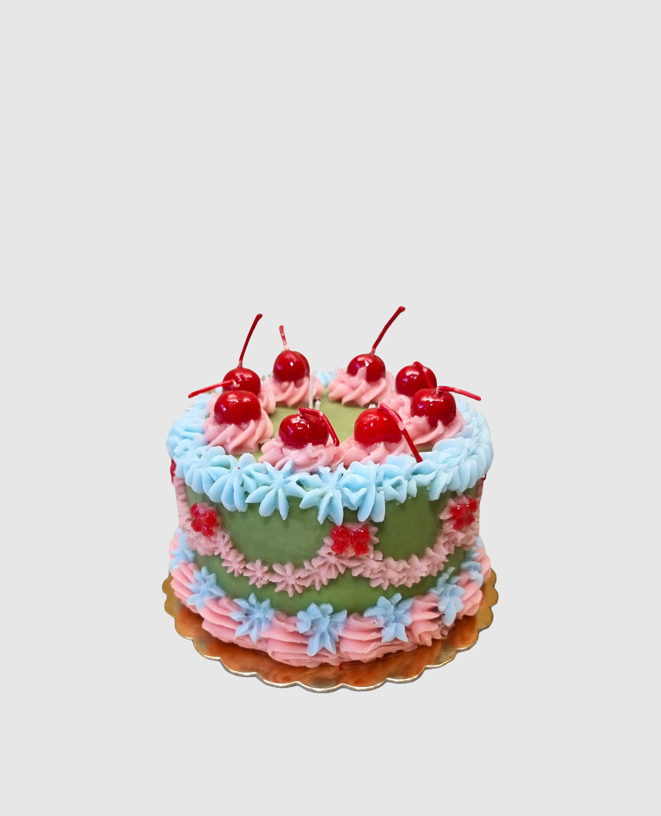 

Scented candle in the shape of a cream cake Cereria Introna, White