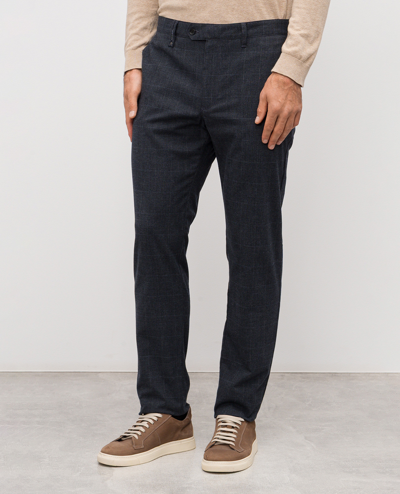 Blue checked pants Florentino 3