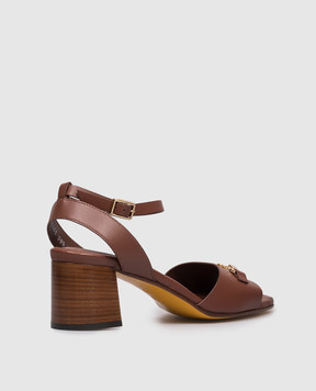 Doucal's Brown leather sandals DD8885DAISUF073