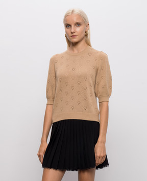 Twinset Beige cashmere top 262TP3020