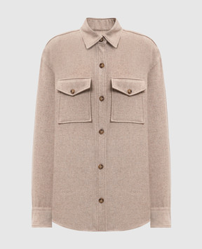 Babe Pay Pls Beige shirt with wool 92519095166