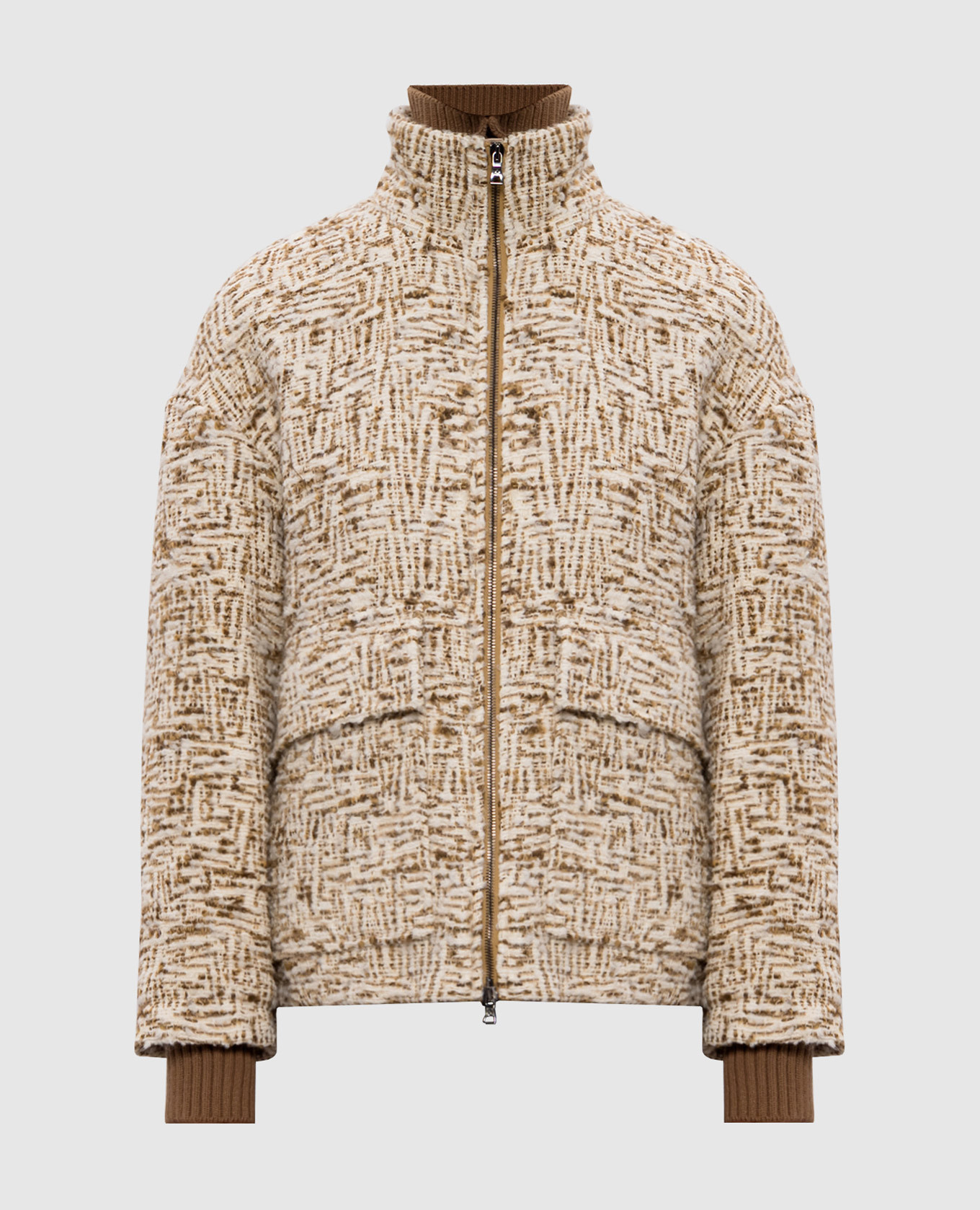 

Beige tweed jacket with wool Ballantyne