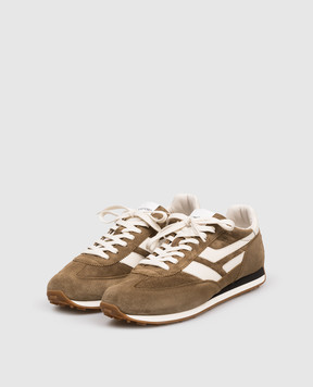 Tom Ford MICK brown suede sneakers J1511LCL046N