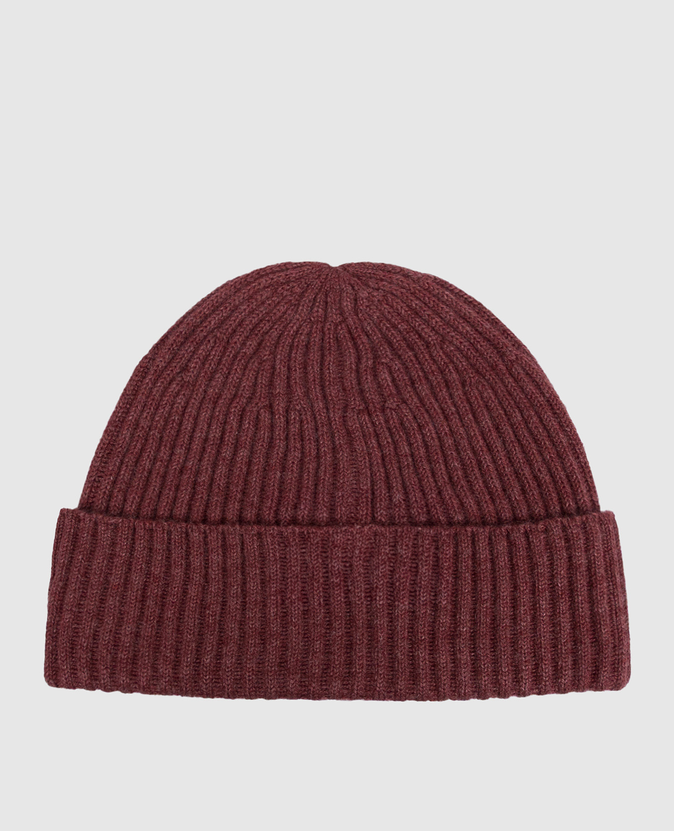 Burgundy cashmere hat