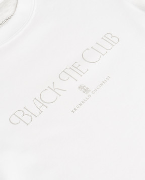 Brunello Cucinelli Children's white T-shirt with print B0B13S154B