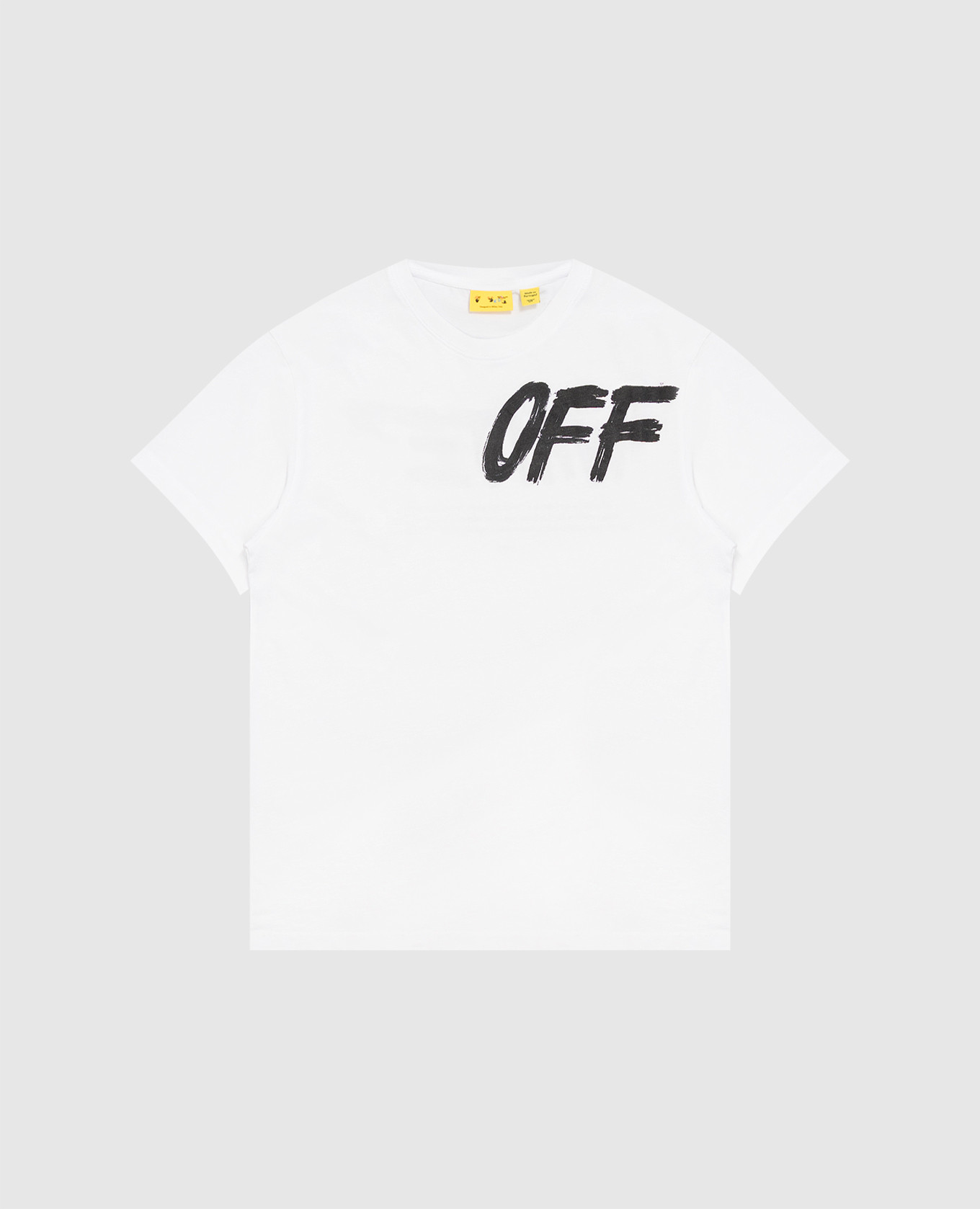 Children's white T-shirt with logo print Off-White
