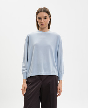 Agnona Blue wool jumper K1110680B180P