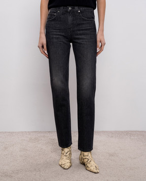 Khaite Grey slim jeans with a distressed effect 1181924017