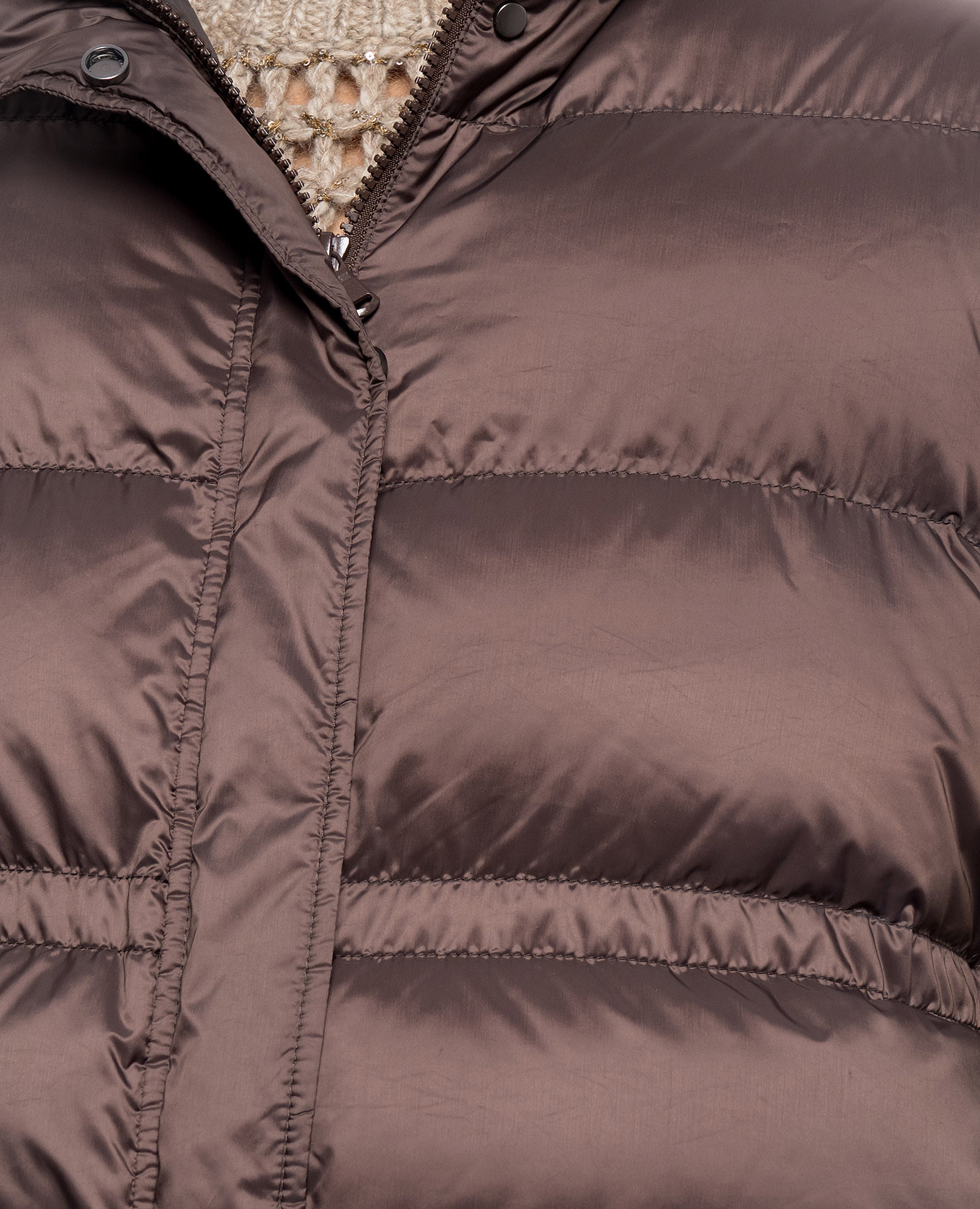 Brown down vest Brunello Cucinelli 5