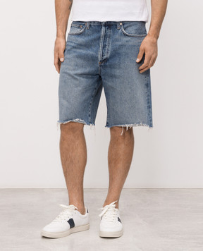 AGOLDE Anson blue denim shorts A6761371