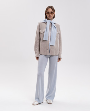 Allude Beige wool and cashmere shirt 26517615