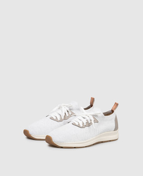 Enrico Mandelli Gray textile sneakers 0WALKC6057